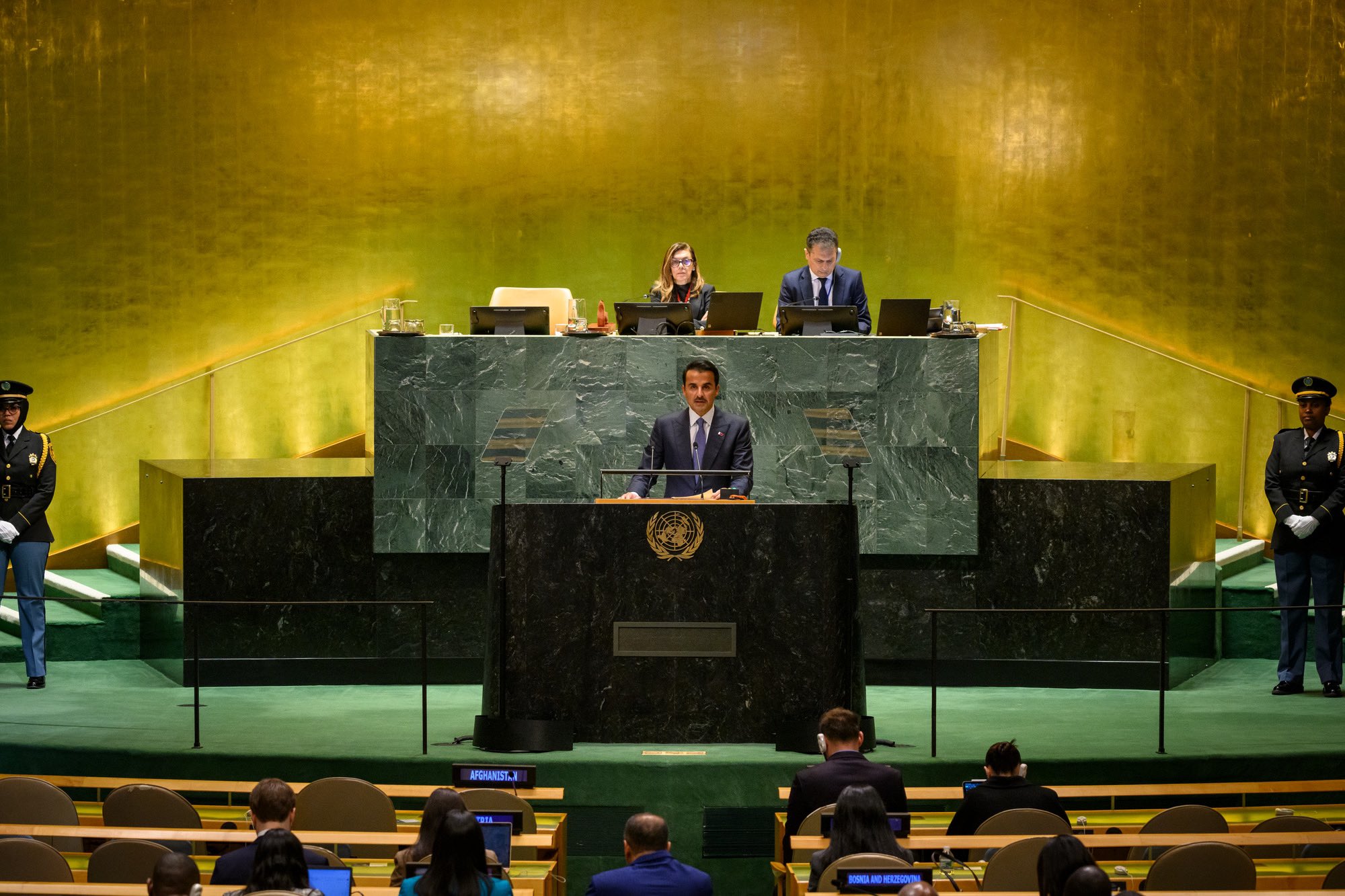 The State of Qatar at the 79th United Nations General Assembly